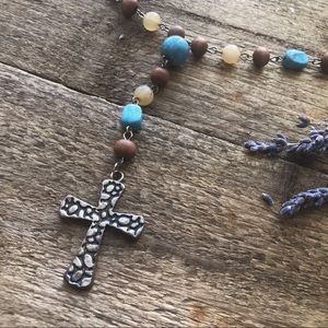 Beaded Rosary Necklace
